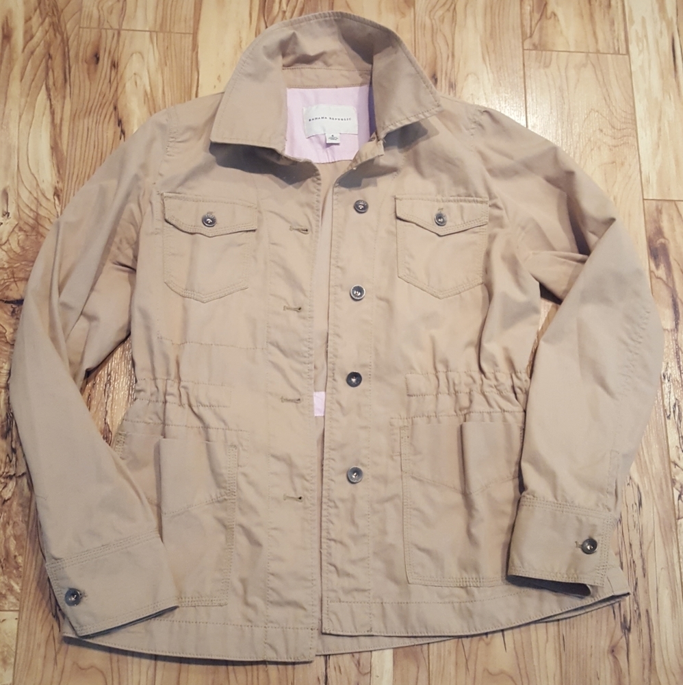 Banana Republic size 6 tan jacket womens